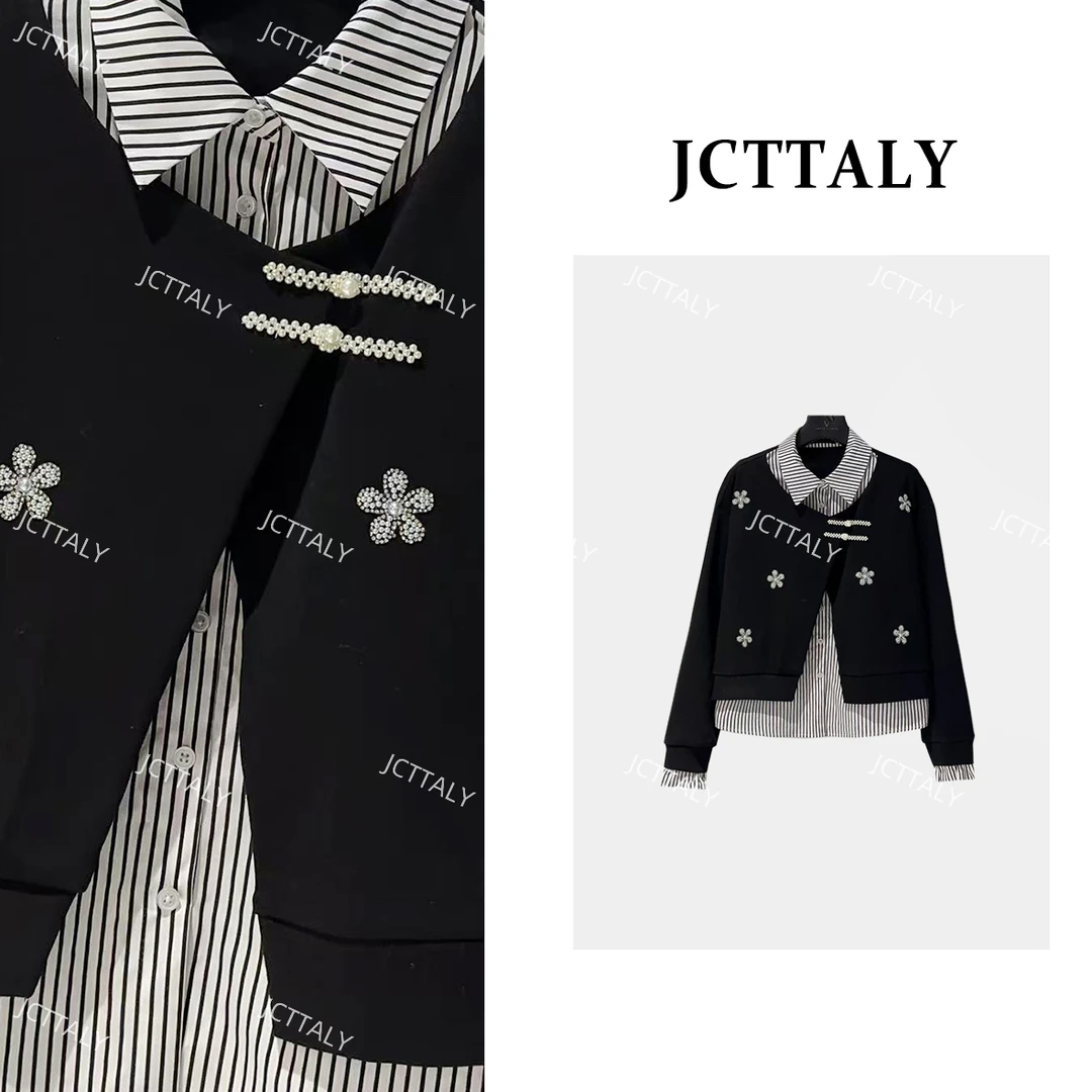 【宠粉价】时尚秋冬高级感国潮蝴蝶减龄显瘦长袖卫衣JC-A4664