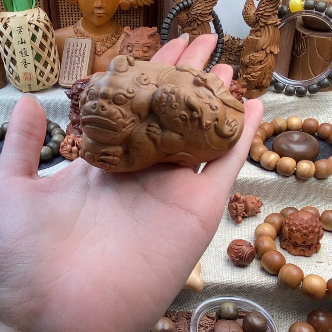 @***怀檀香木手串/手链迈索尔，老山檀香，奶香，貔貅