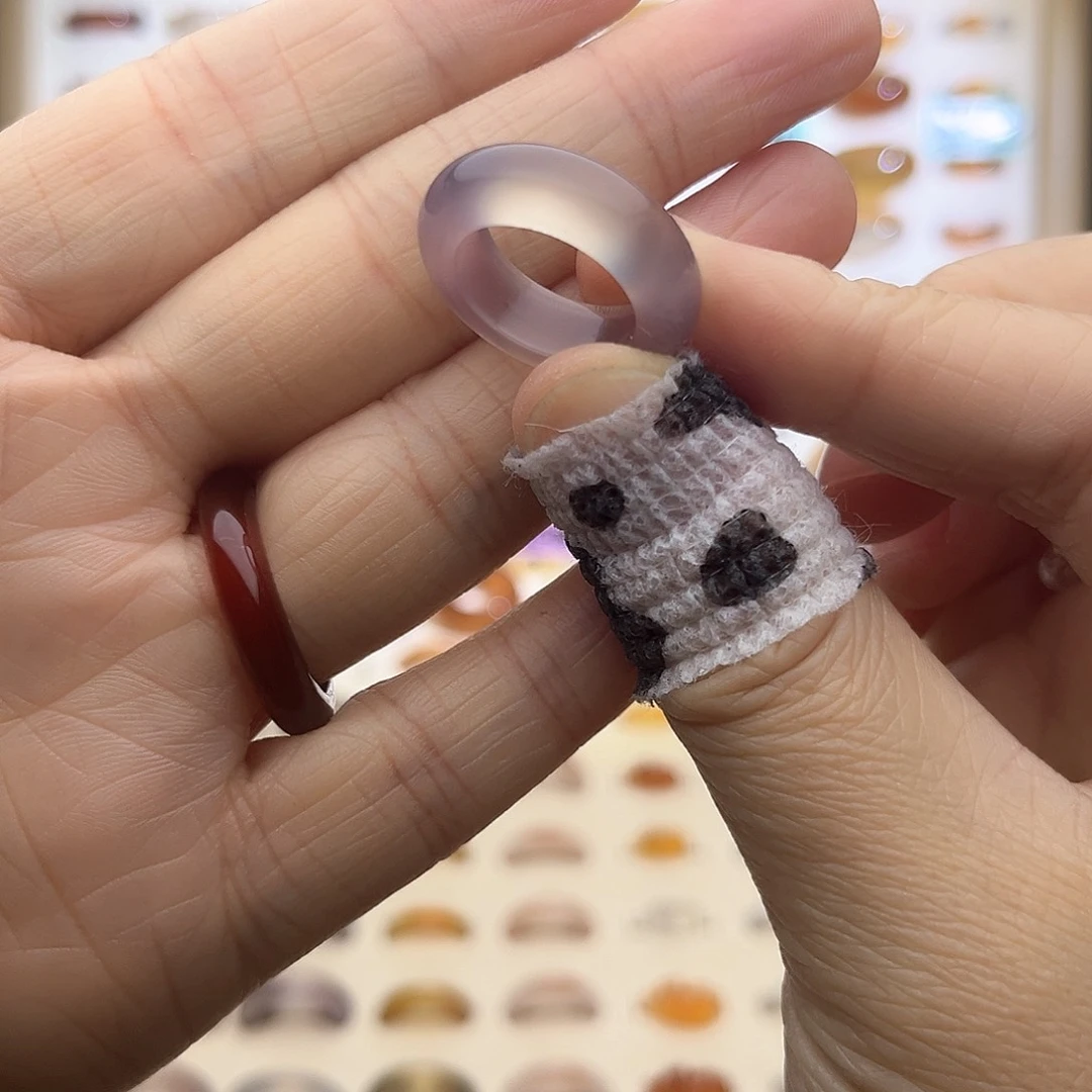 玛瑙/玉髓戒指未镶嵌