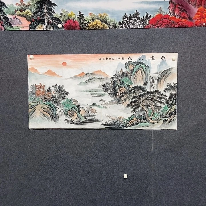 国画四尺仿古山水一幅