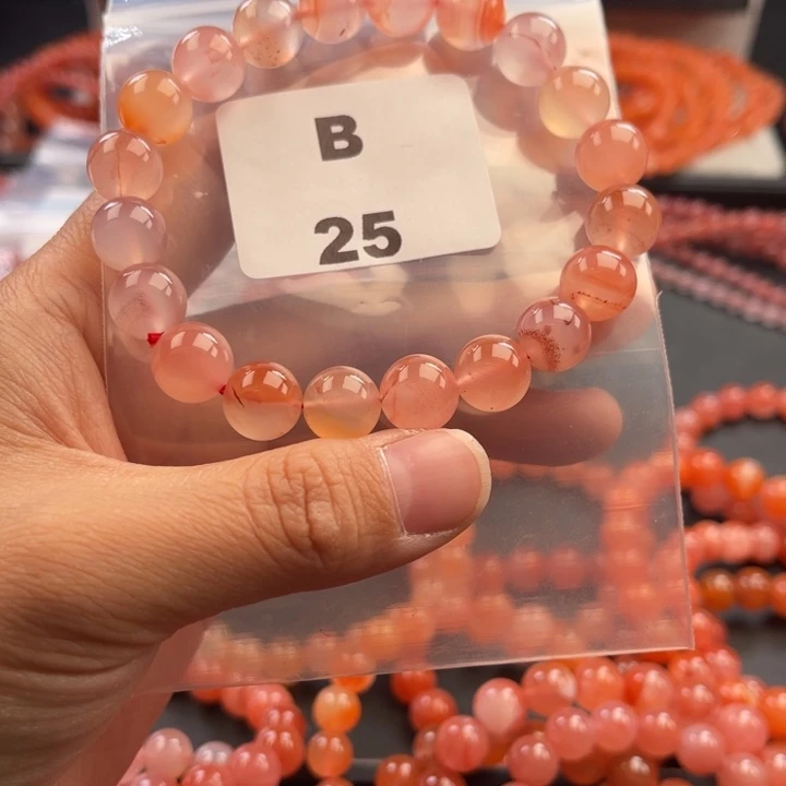 南红玛瑙未镶嵌多样性发货默认微瑕称重9mm