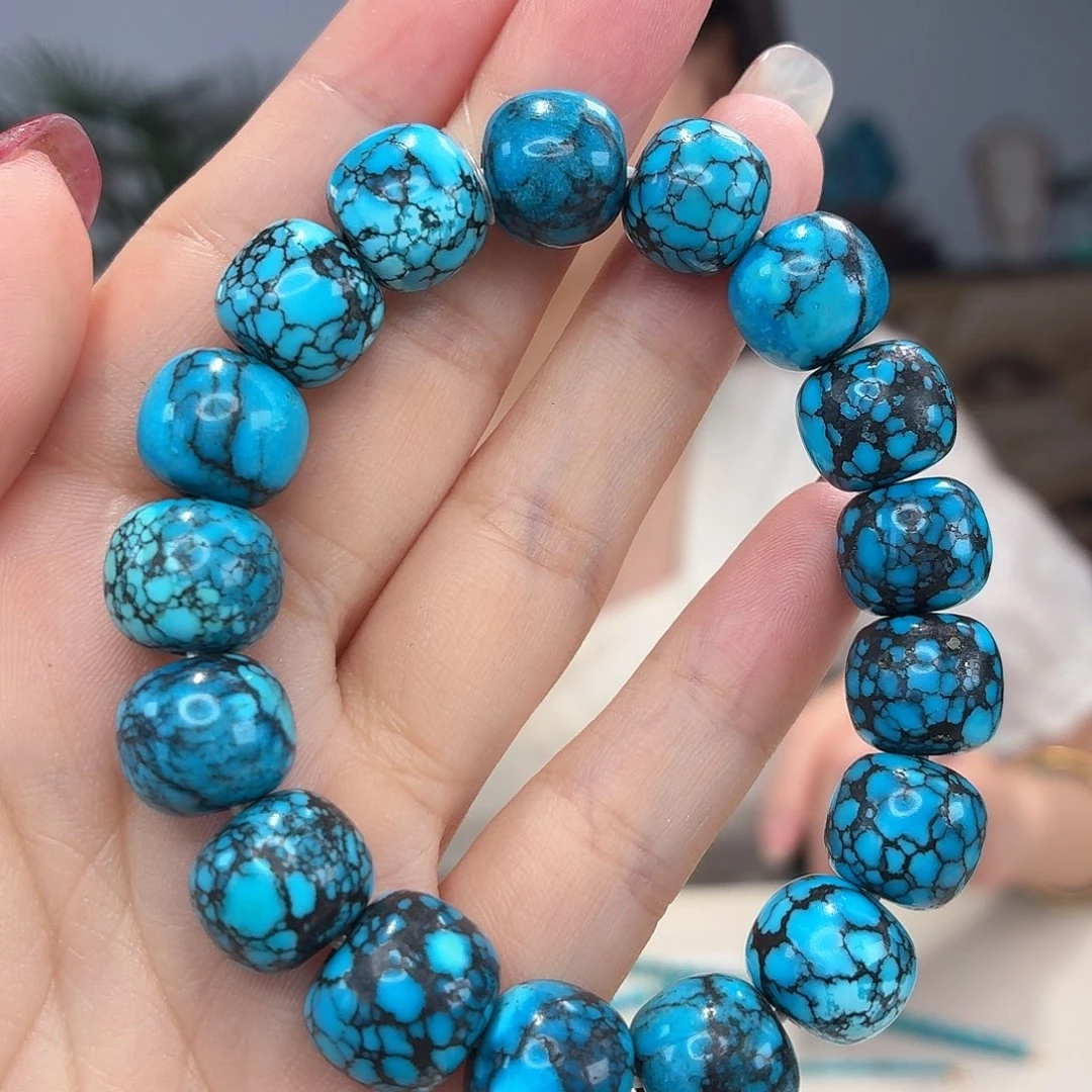 小***爬未镶嵌绿松石手链