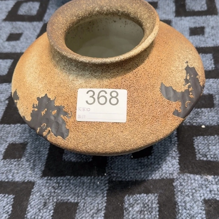 棉***厂瓷片景德镇高温花器编码368高23口10默认无孔