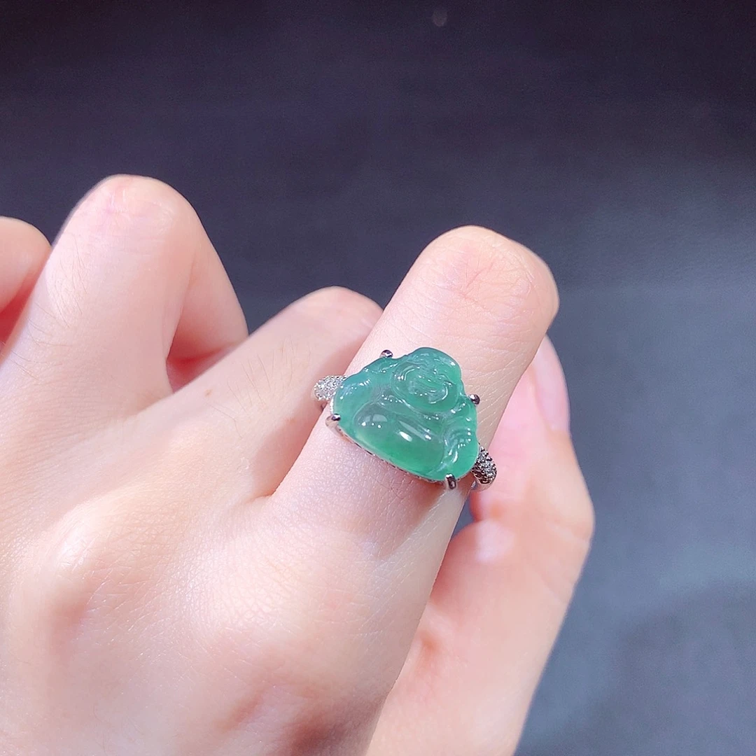 翡翠戒指未镶嵌翡翠