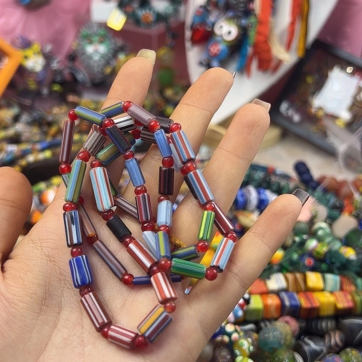 琉璃颈饰尼泊尔琉璃