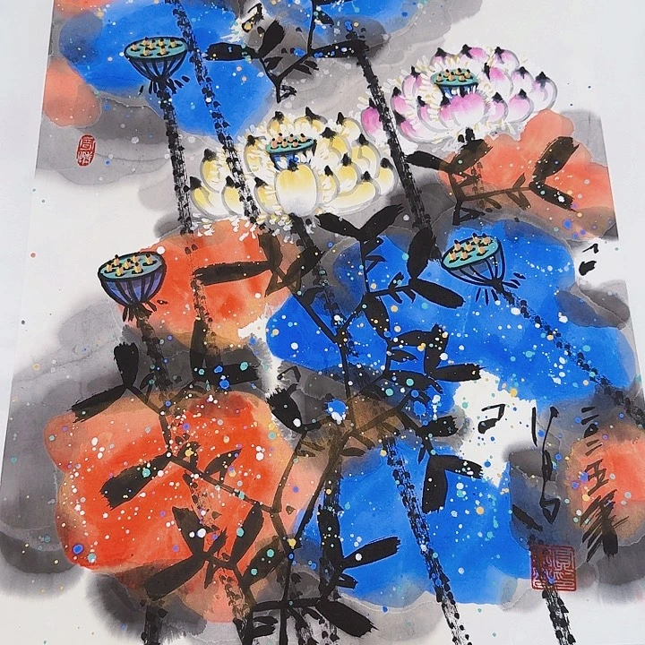 国画贾绍昌老师书画作品