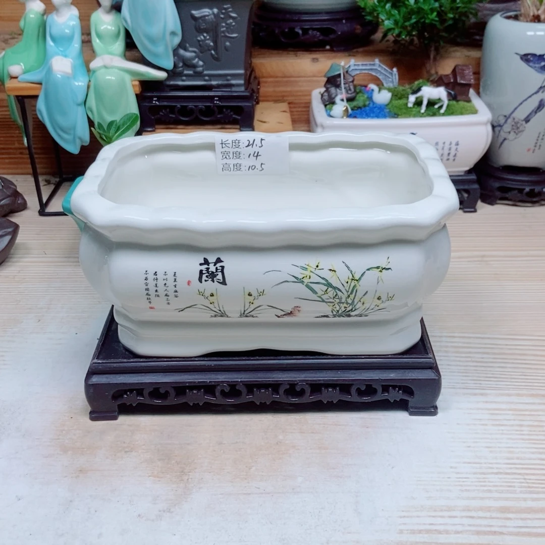 瓷片陶瓷花盆陶瓷艺术