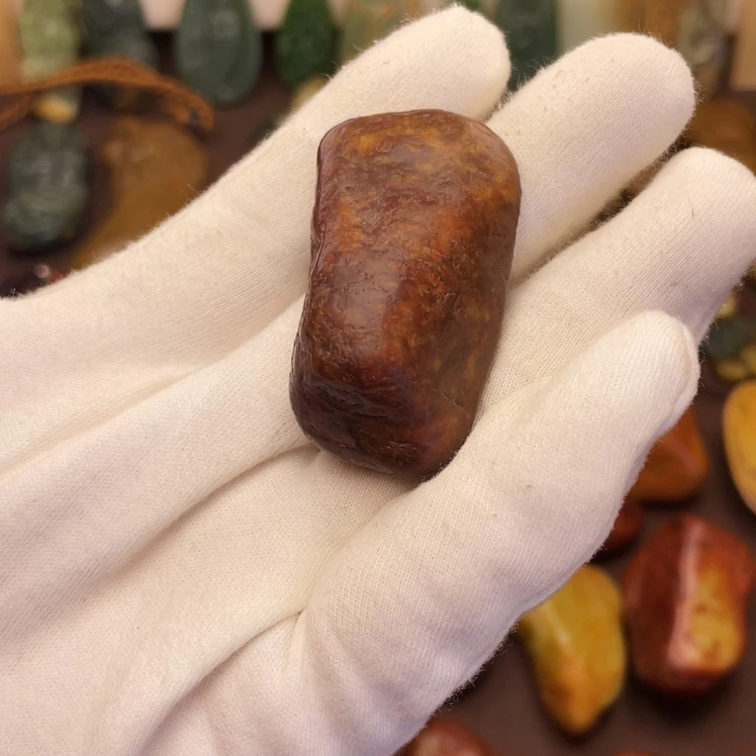 岫岩河磨玉（透闪石质玉）未镶嵌颈饰