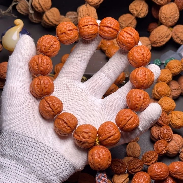 冰***羽手串文玩核桃元宝