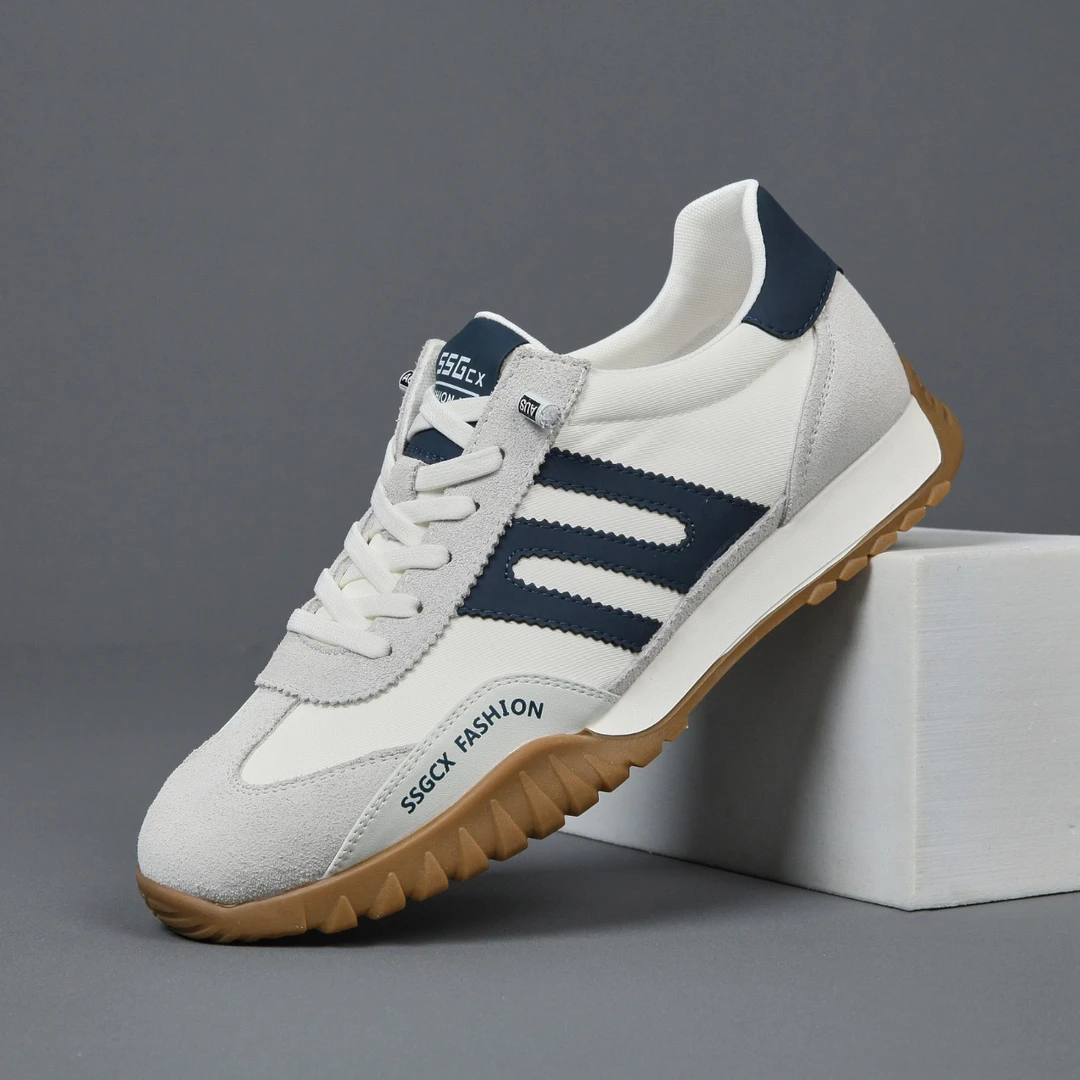 欧洲站潮牌男鞋秋夏季新款滴胶真皮百搭休闲版鞋鳄鱼纹皮鞋男低帮