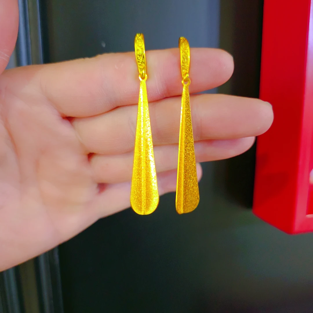 铜合金耳饰 瑞丽风原创设计金色民族风女耳环精美耳钩饰品女款