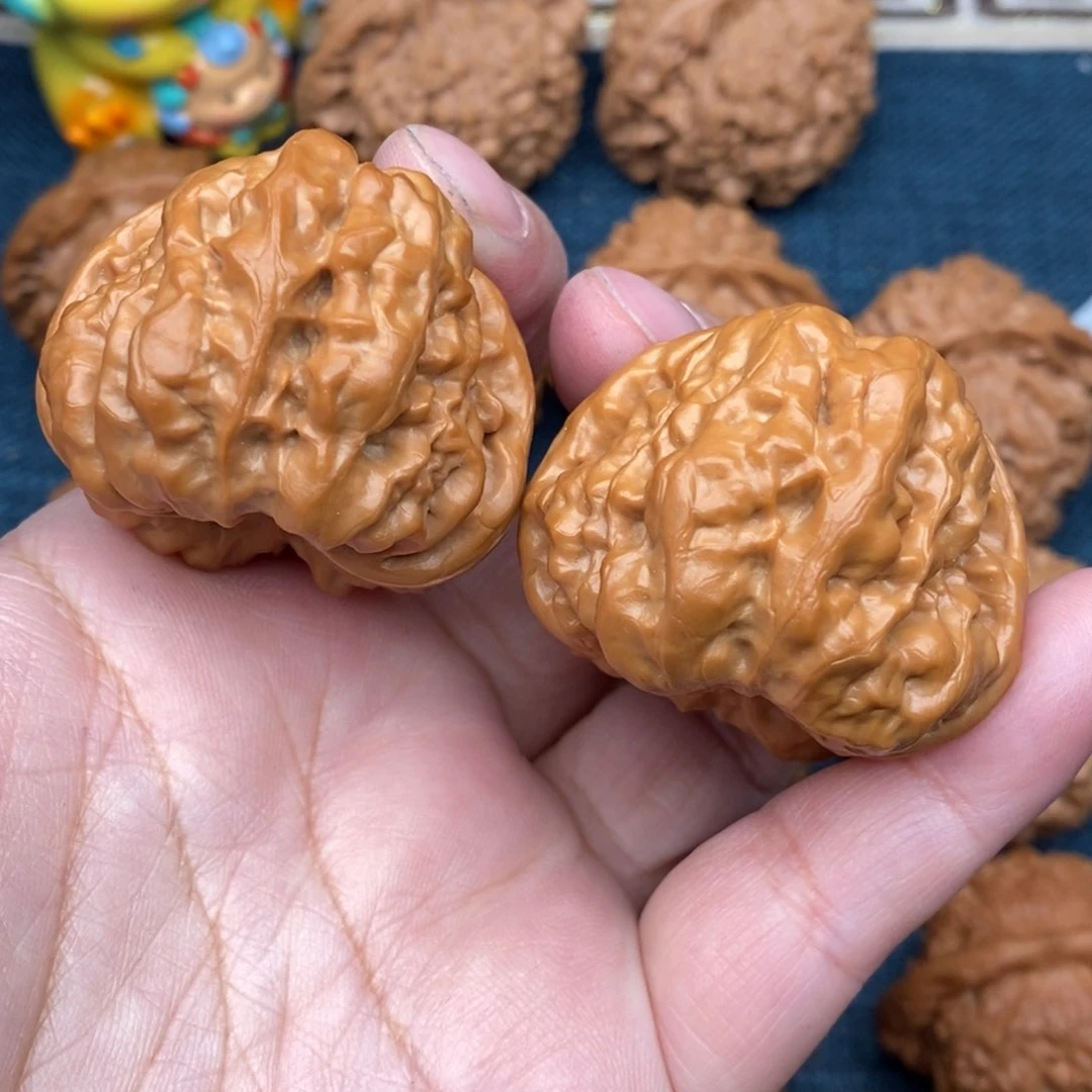 文玩核桃把件40精品延庆肌肉蛙