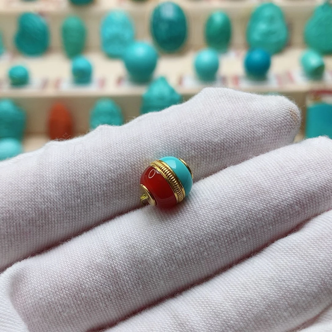 绿松石珠宝半成品未镶嵌