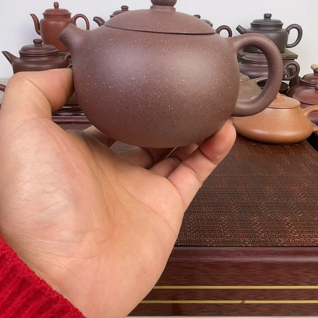 紫砂茶壶完美老天青西施