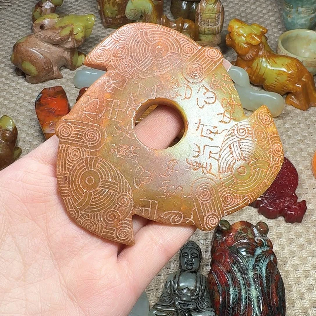 白玉菩提吊坠挂件