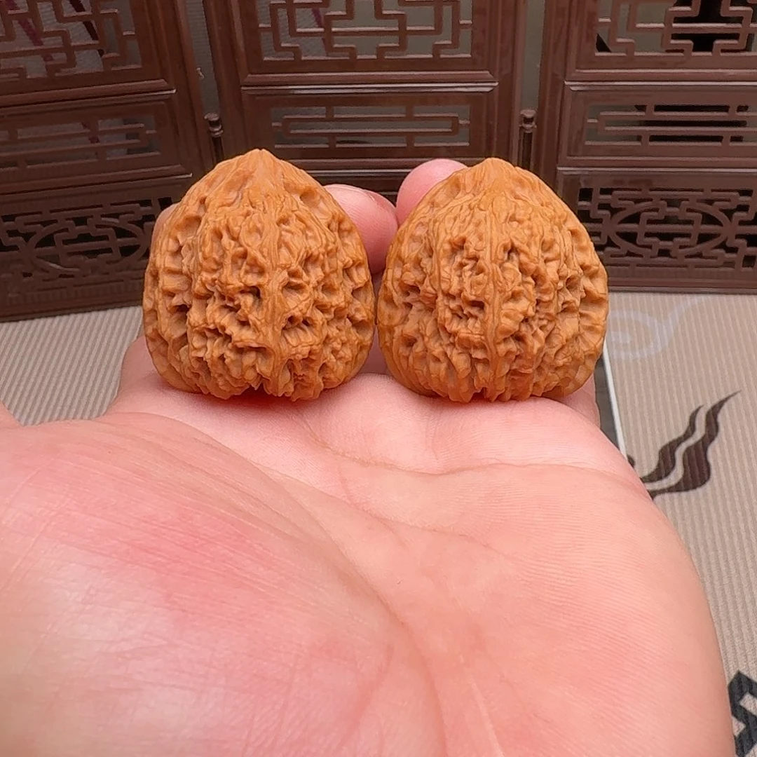 文玩核桃把件39尺全品南疆石