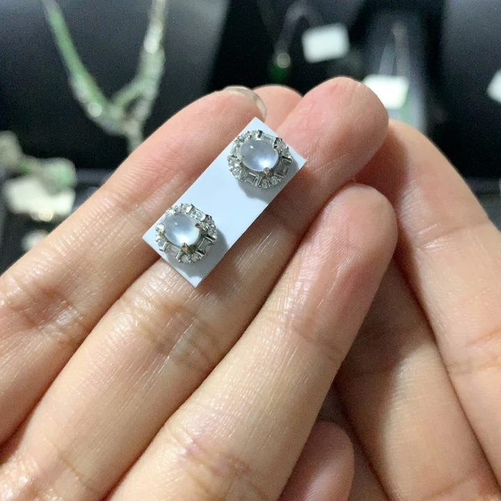 翡翠银S925镶嵌戒指