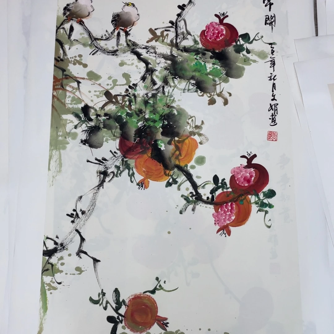 国画黄文娟老师作品欣赏
