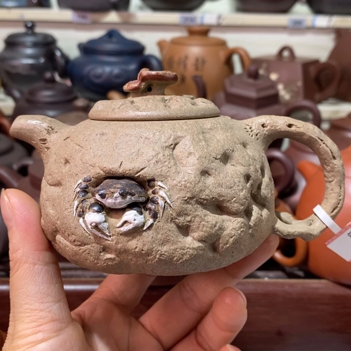 茶壶紫砂微瑕处理一把