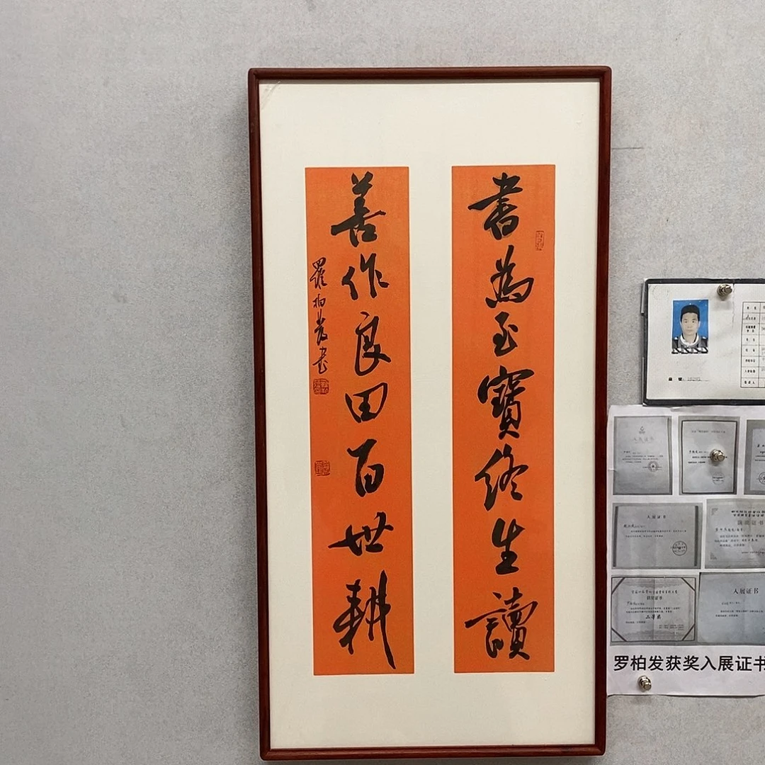 书法罗柏发书法书为