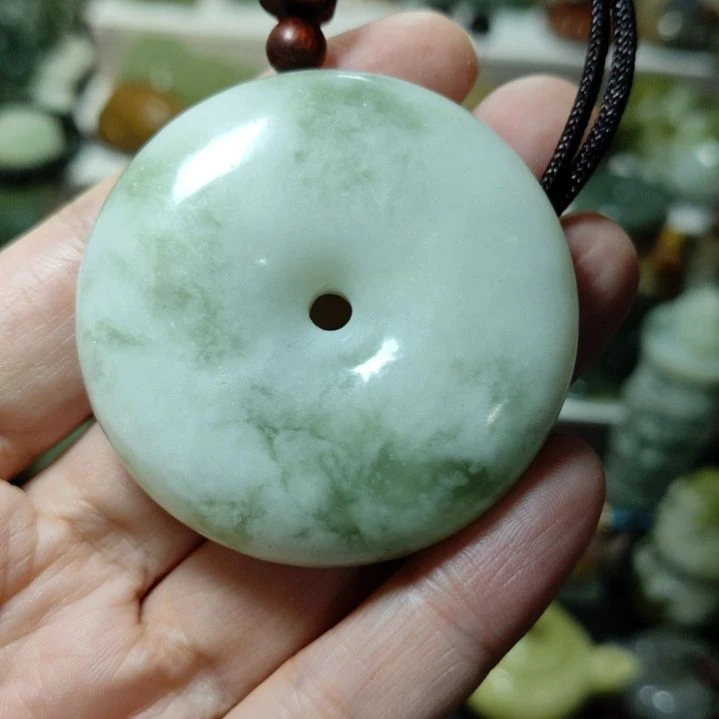 岫玉平安扣未镶嵌