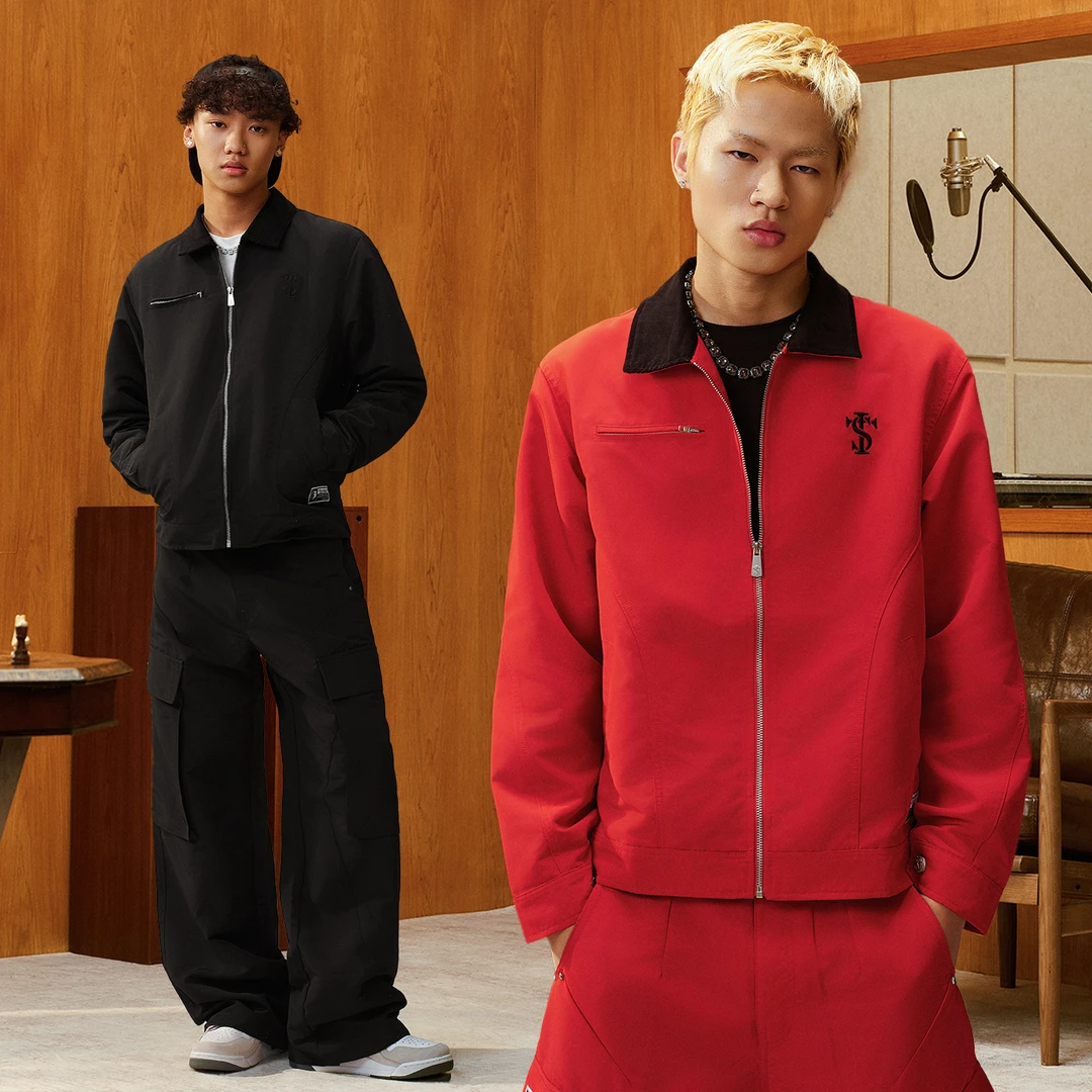 STK SmallTownKid LAST巡演工装夹克拼色经典潮流男女外套上衣