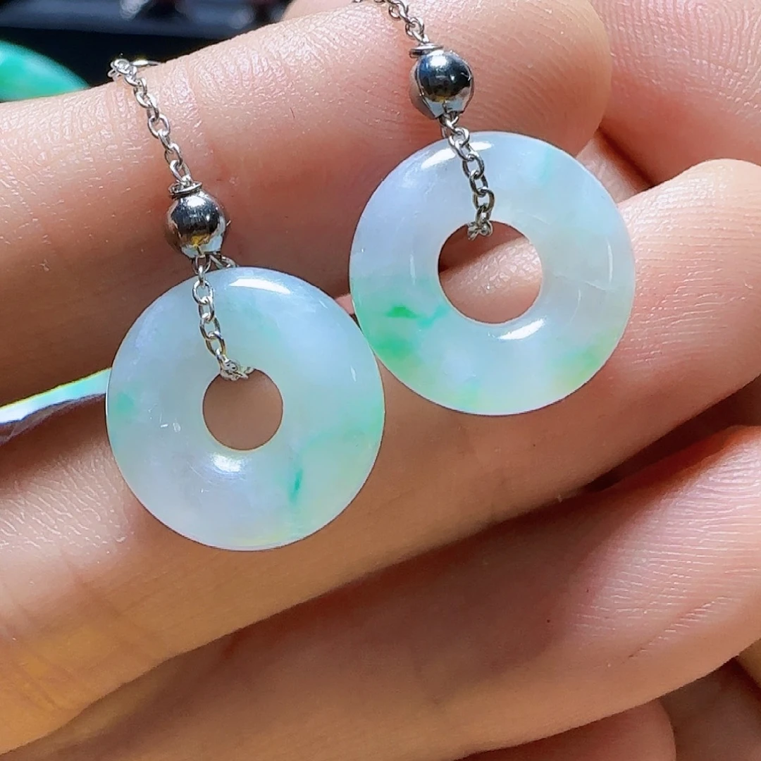 翡翠银S925镶嵌手镯翡翠199