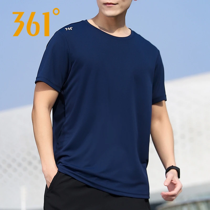 361运动上衣透气速干体恤半袖夏季新款361度休闲短袖T恤男装短T