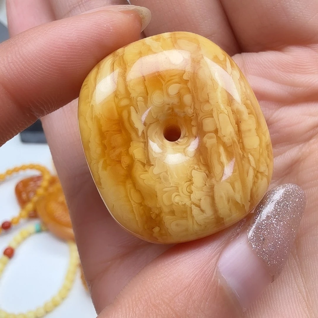 裸石琥珀未镶嵌蹦****Q你好