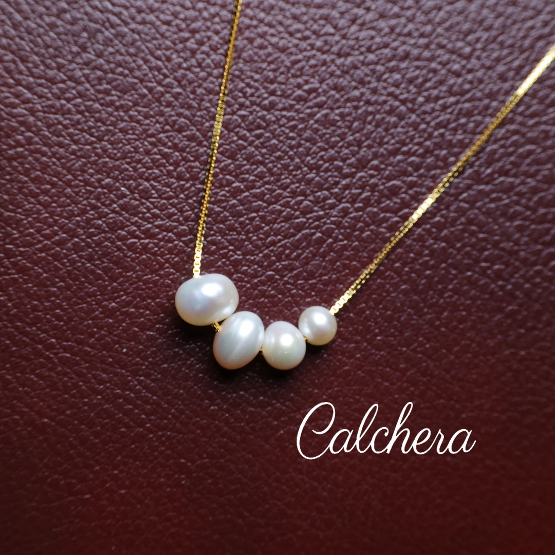 简约轻奢百搭气质日常设计款925银淡水珍珠项链