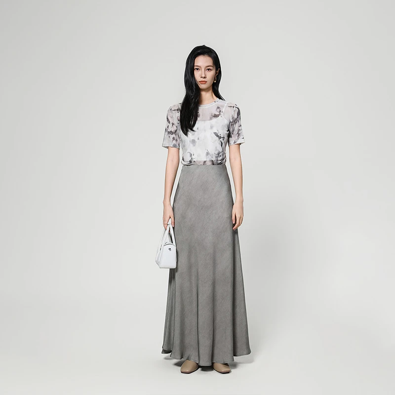 【粉丝专属】KODICE·水墨兰花优雅舒适上衣KHS517POXP