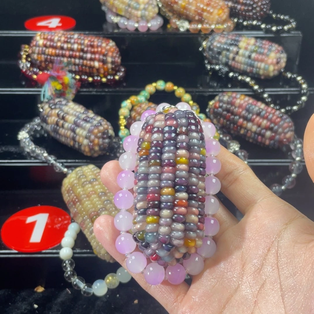 蝶***碧文玩玉米文玩玉米