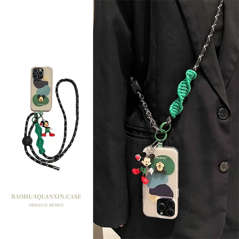 斜跨带挂绳15苹果16Promax适用华为mate60Pro手机壳新款RENO13Pro