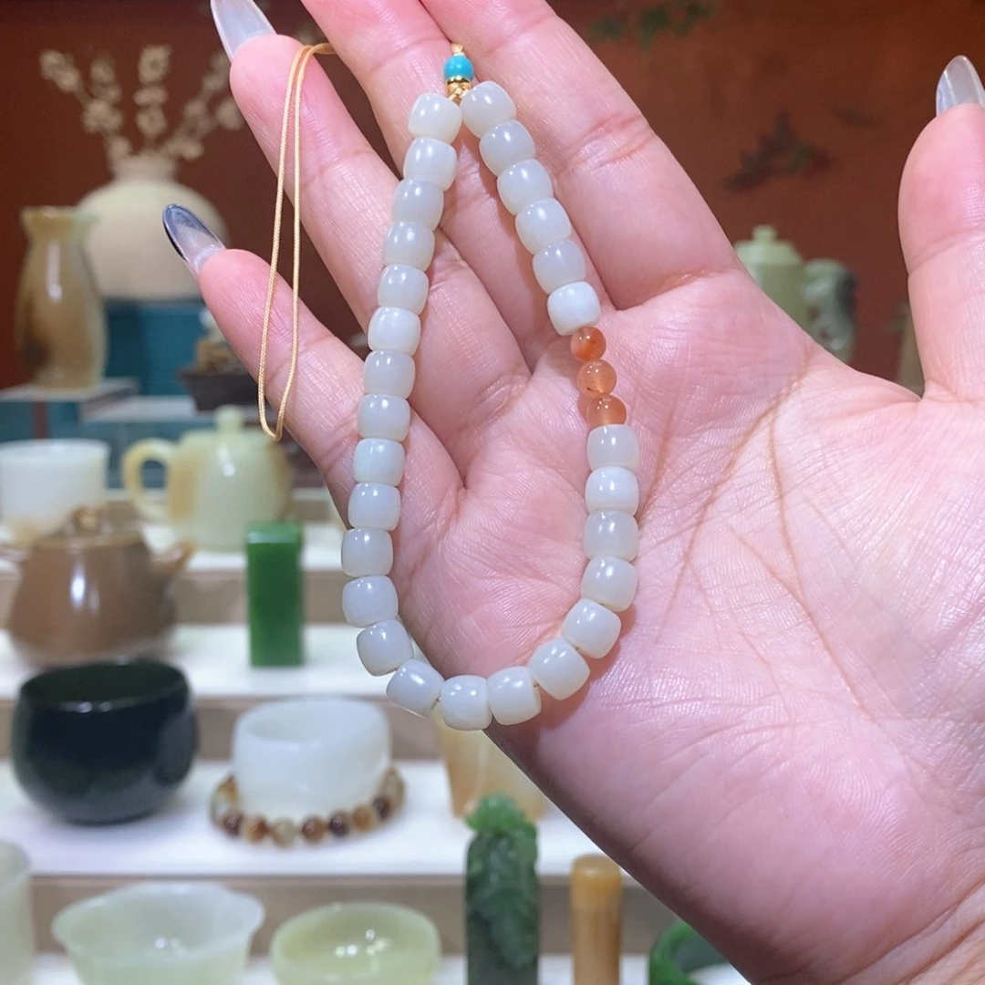 未镶嵌和田玉挂件且末白玉挂饰微瑕福利