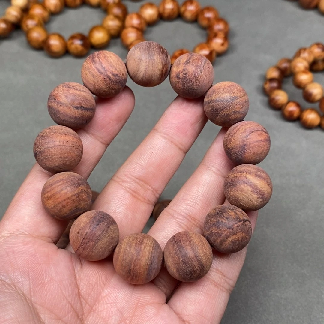 黄花梨/降香黄檀手串/手链1.8粗抛