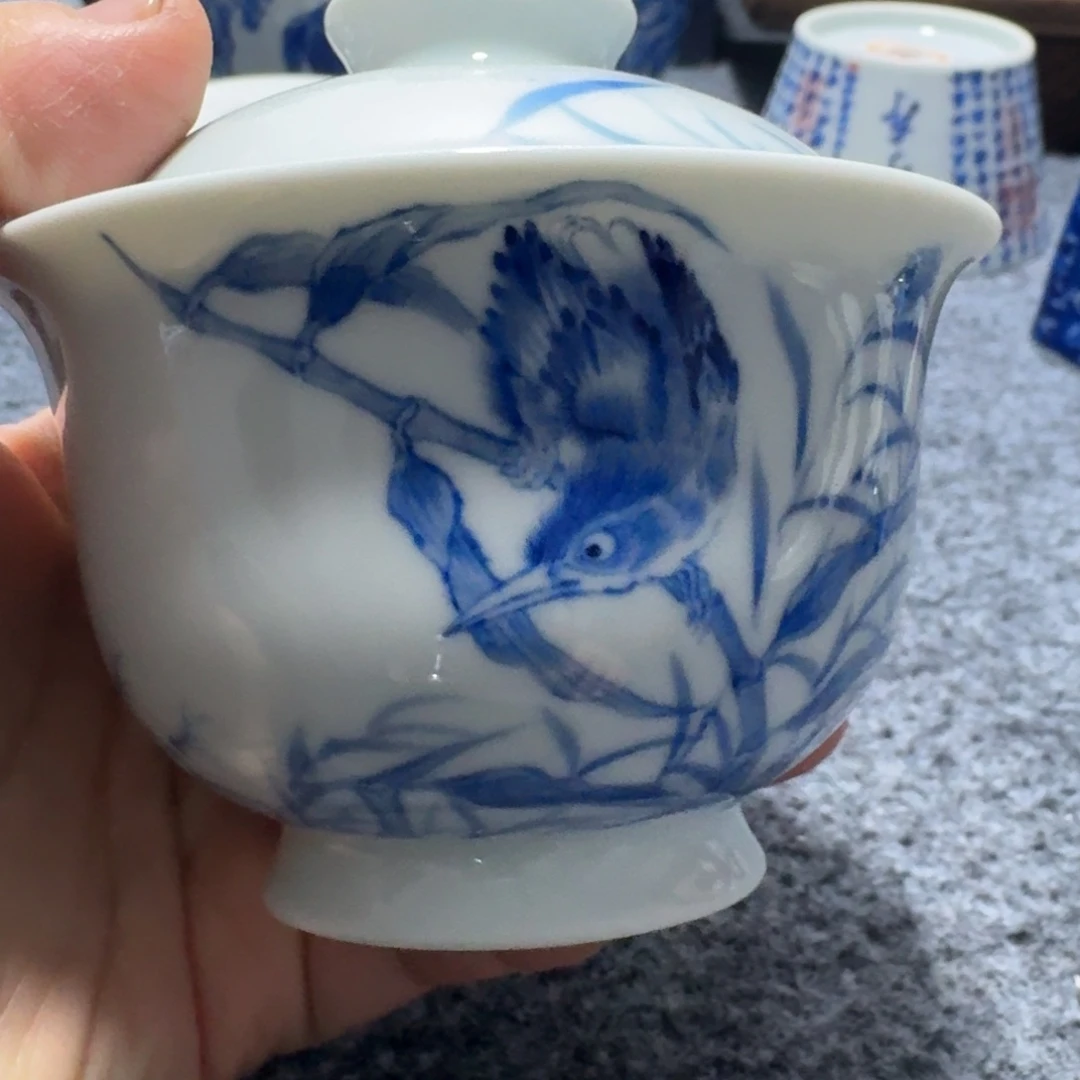 现代景德镇陶瓷手绘茶具