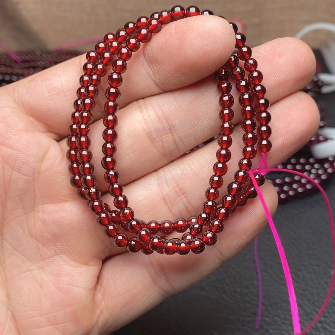 ****子石榴石未镶嵌手链卡4