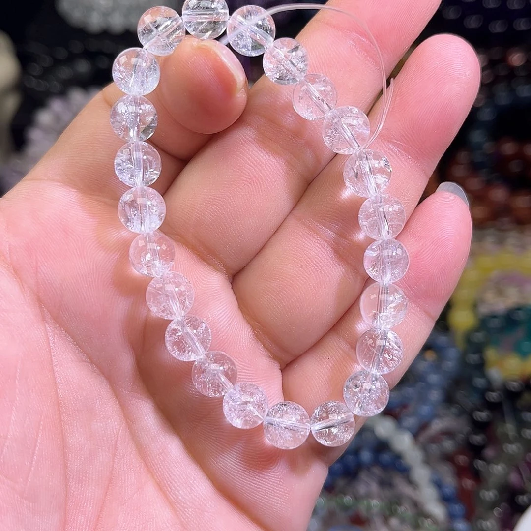 水晶手链未镶嵌天然水晶未镶嵌
