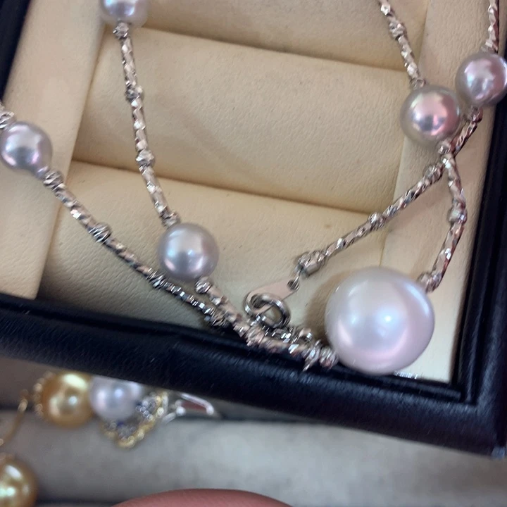 项链未镶嵌海水珍珠