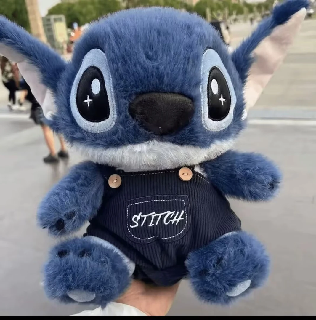 可爱背带裤史迪仔玩偶卫衣史迪奇公仔毛绒玩具七夕生日礼物送女生
