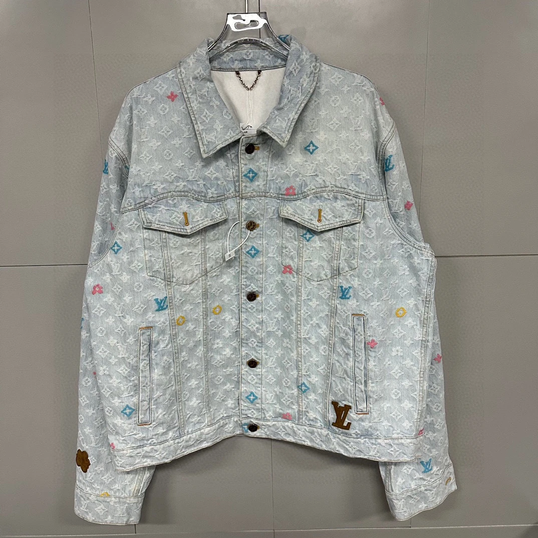 99新 LV SS24 Tyler联名满印刺绣外套 52码 D19881