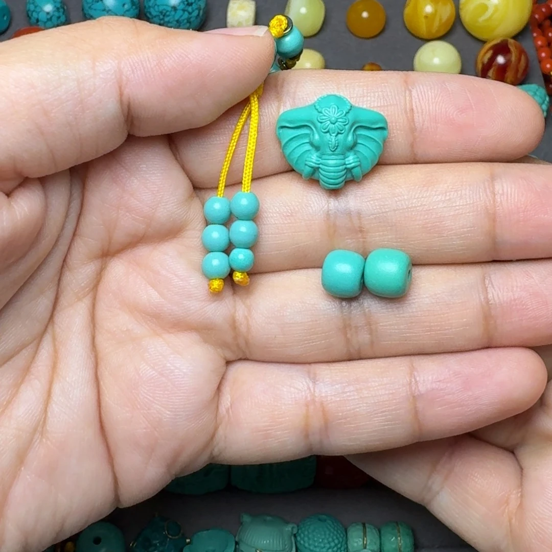 非金属象神一个，卡4圆珠6个.8老型2个