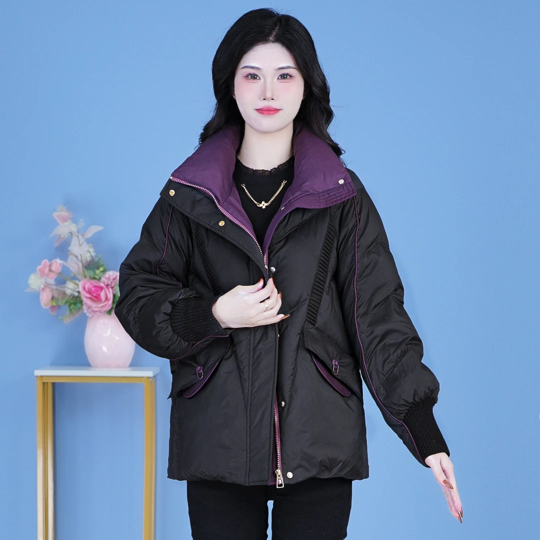 【SJYF5212】2024年秋冬新款时尚休闲百搭短款轻薄气质女款羽绒服