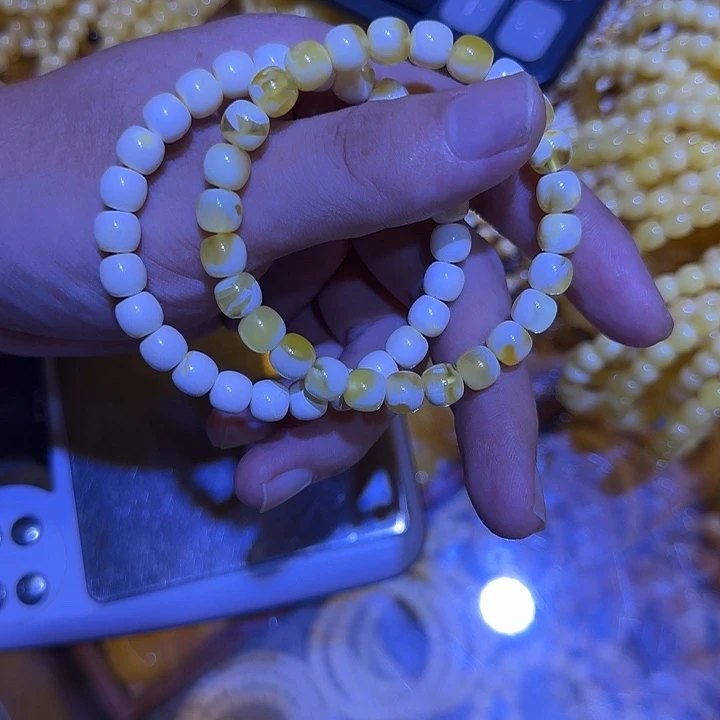 手链琥珀未镶嵌蜜蜡