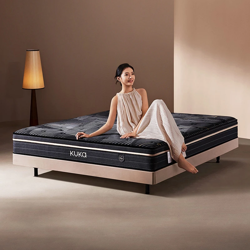 顾家家居乳胶三区独袋弹簧床垫升级黑金撑腰床垫第二代M1218K