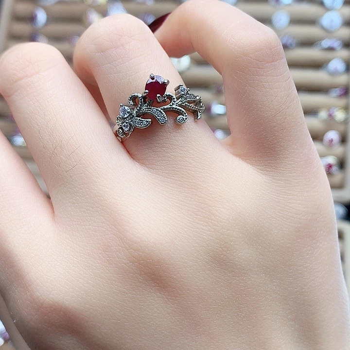 耳饰绿柱石银S925镶嵌