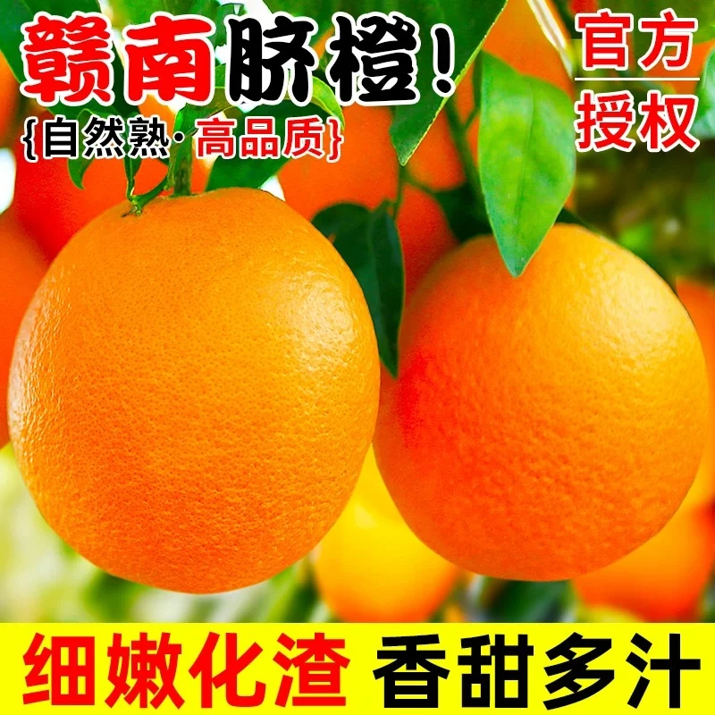 【赣南直发】正宗江西赣南脐橙新鲜现摘果园直发果肉饱满鲜甜多汁