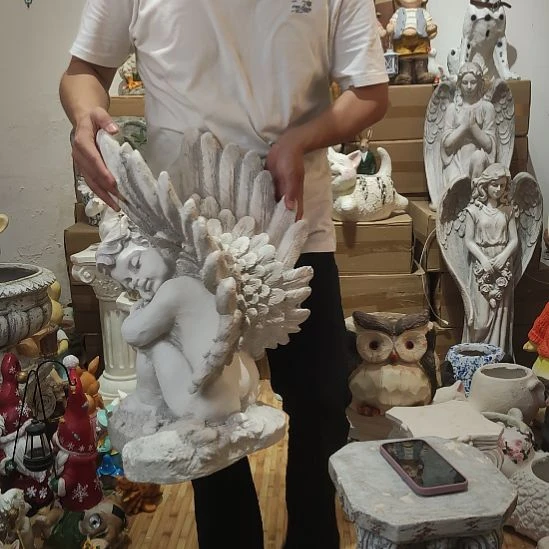 合成树脂睡天使摆件