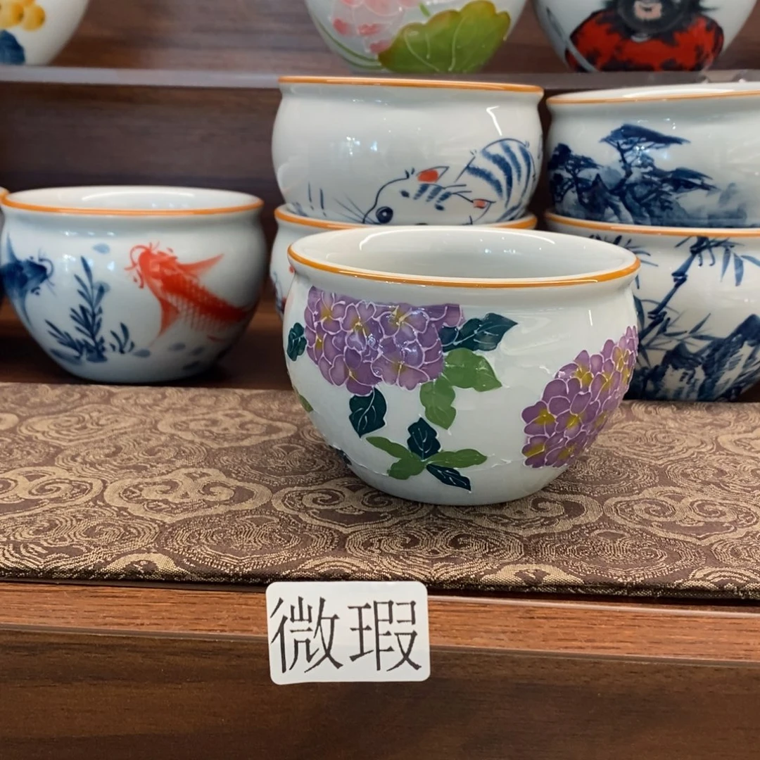 釉下彩手工绘制手工绘制