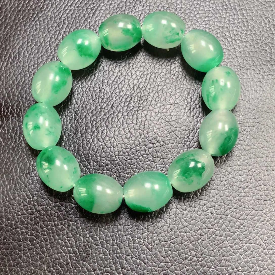 石英质玉未镶嵌手链芳*枣珠